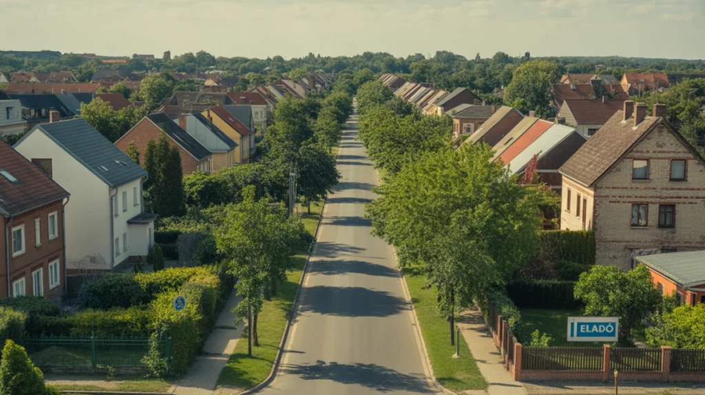 eladó ház debrecen csapókert - csapókerti lakóutca nyáron 2026