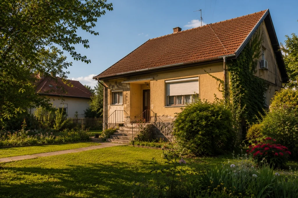 ingatlan Boldogfalva Debrecen - régi kertes családi ház nagy kerttel, felújítási lehetőséggel nyáron, illusztráció