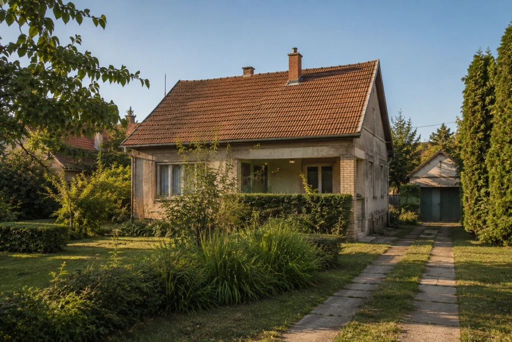 ingatlan Homokkert Debrecen - régebbi családi ház nagy kerttel, felújítási lehetőséggel nyáron, illusztráció